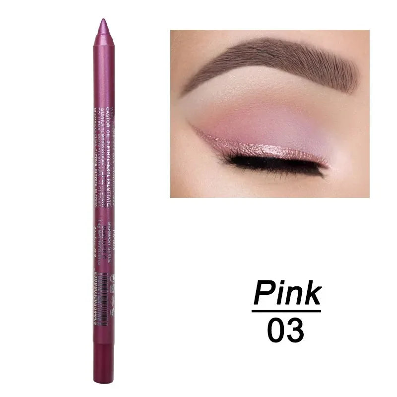 Makeup Long-lasting Not Blooming Eyeliner Pencil Waterproof Pigment Eyeshadow Eye Liner Pen Women Fashion Color Make Up Tools eyes