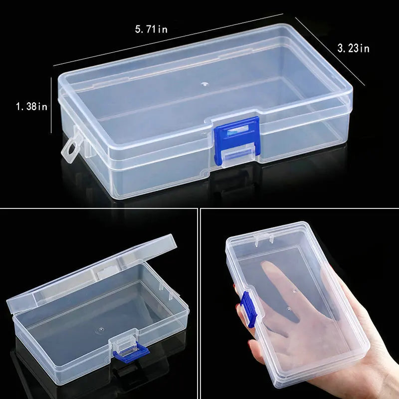 Plastic Organizer Storage Box  Container Jewelry Box with Adjustable Dividers for Beads Art DIY Crafts Jewelry Fishing Tackles jewellery box