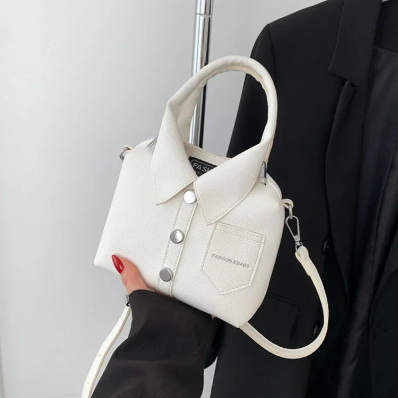 PU Square Compact Shoulder and Crossbody Bags Zipper Unique Design High Quality Hand Bags for Women 2024 Designer Style Bolso bags