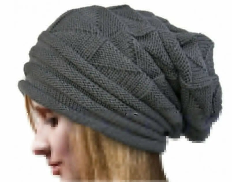 Knitted Baggy Beanie Oversized Winter Hat Ski Slouchy Cap Skullies Beanies Women Men Winter Wool Warm Cap Beanies Unisex caps