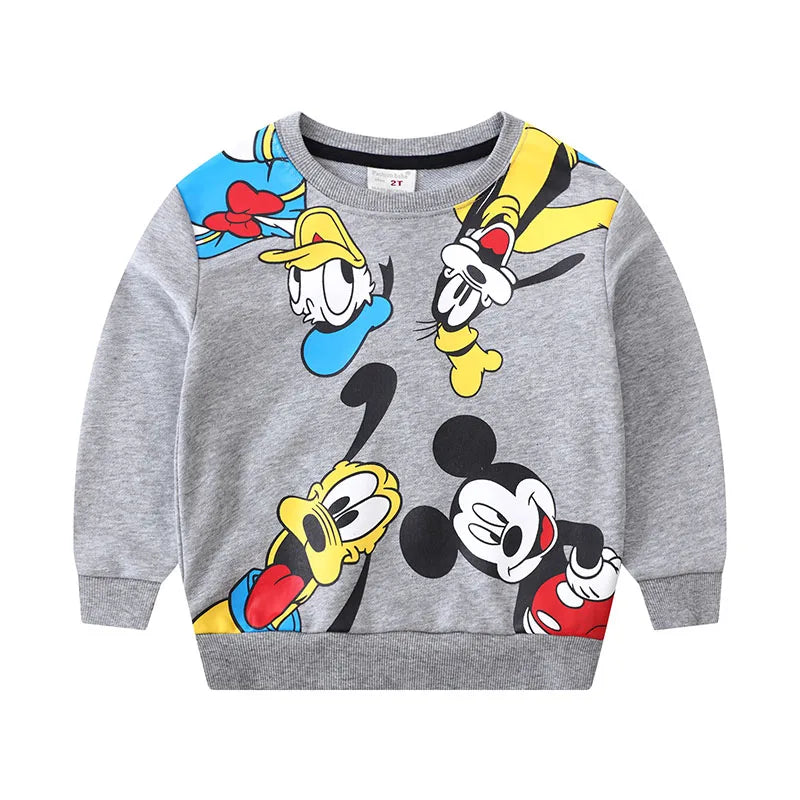 New Autumn Children Clothing Set Toddler Boys Costume Cartoon Mickey Mouse Top Pants for 2-6 Years Kids Clothes Child Sport Suit boys dress