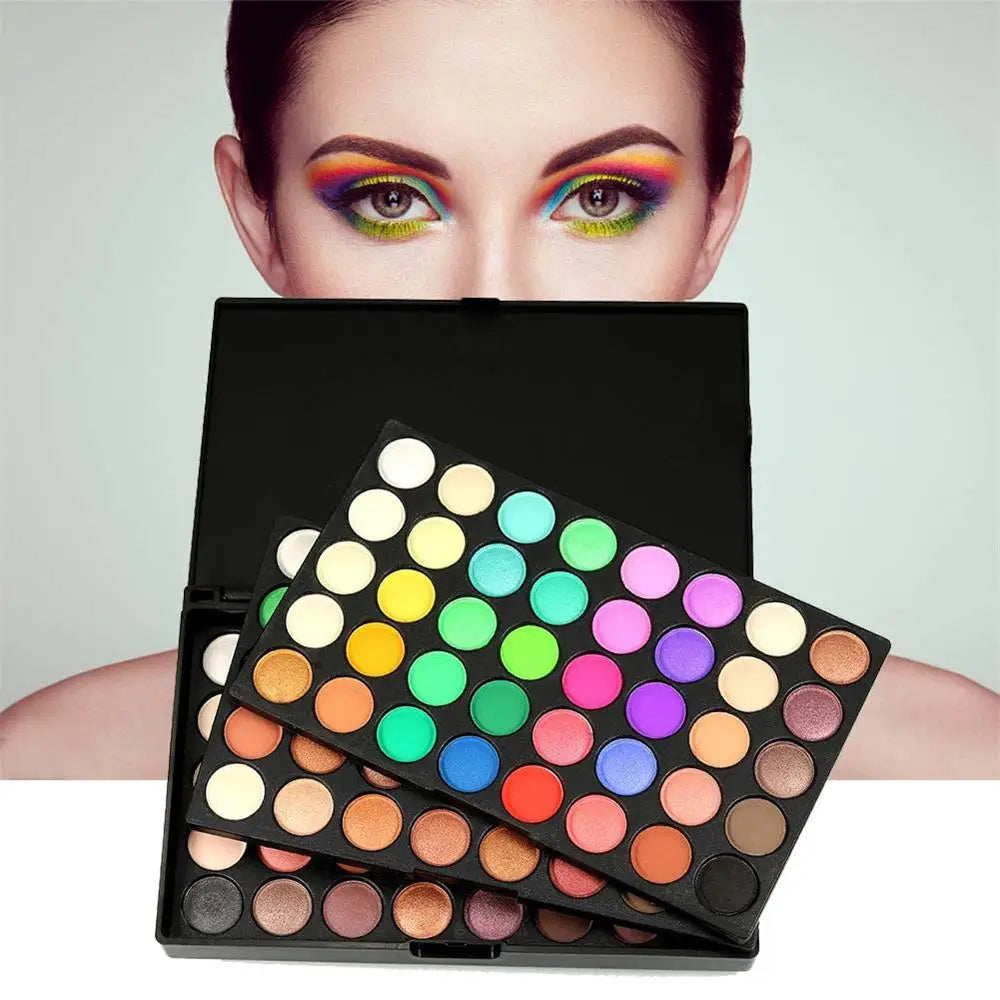 120 Color Eye Makeup Waterproof Make up Nude Eye Shadow Palette Glitter Matte Pigmented Powder Pressed Shine Eyeshadow Cosmetic eyes