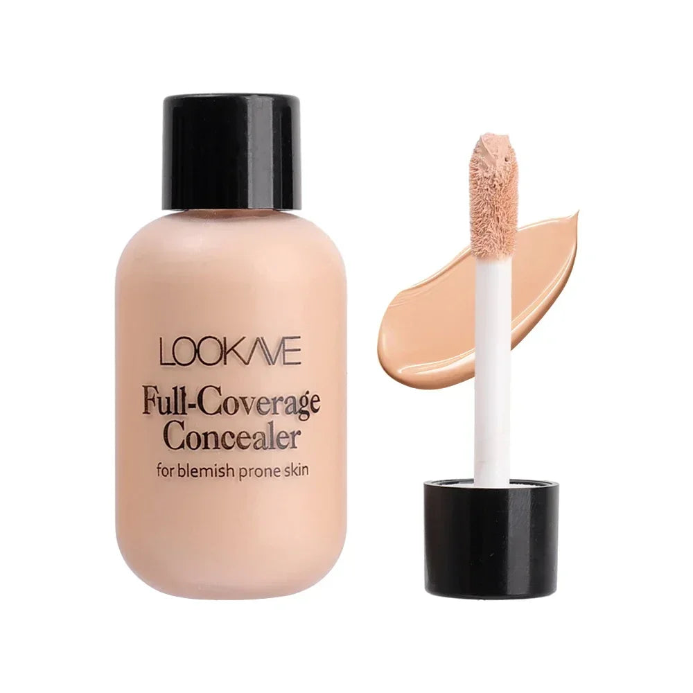 Full Cover Liquid Concealer Cream Makeup 12ML Invisible Eye Dark Circles Cream Face Foundation Waterproof Make Up Base Cosmetics eyes