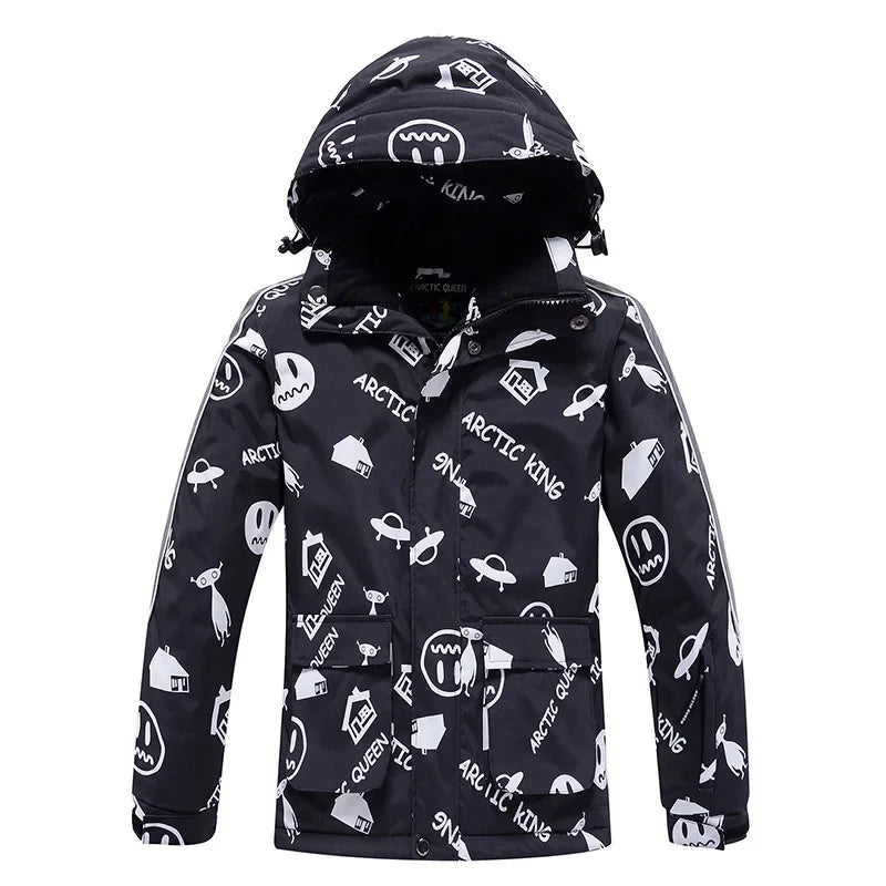 Ski Jacket for Children Windproof Waterproof Warm Snow Coats Girls Boys Winter Outdoor Sports Skiing Snowboarding Jacket boys jackets and coats