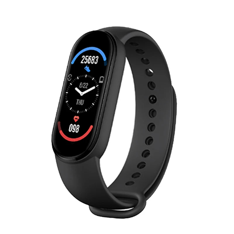 M6 Smart Watch Men Women Fitness Smart Bracelet Sports Band Heart Rate Blood Pressure Monitor Waterproof Multi-function Watches watch