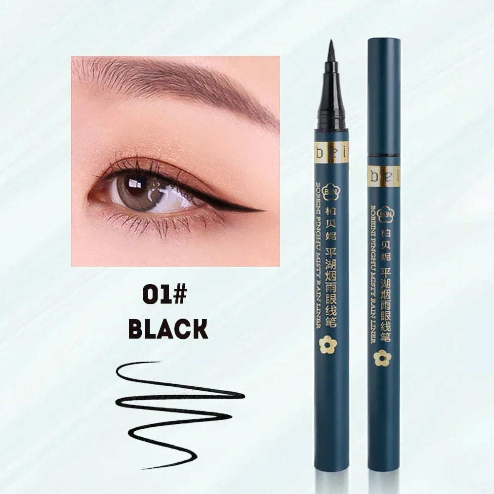 Waterproof Lasting Eyeliners Pencil Black Brown Quickily Drying Eyes Cosmetics Matte Liquid Eyeliners White Sweatproof  Make Up eyes