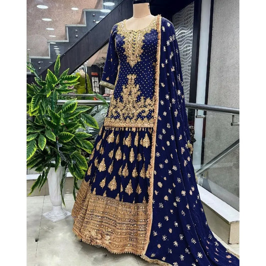 Designer Lehenga CholI Bollywood Wedding Party in India Pakistani Wear Readymade party lehnga