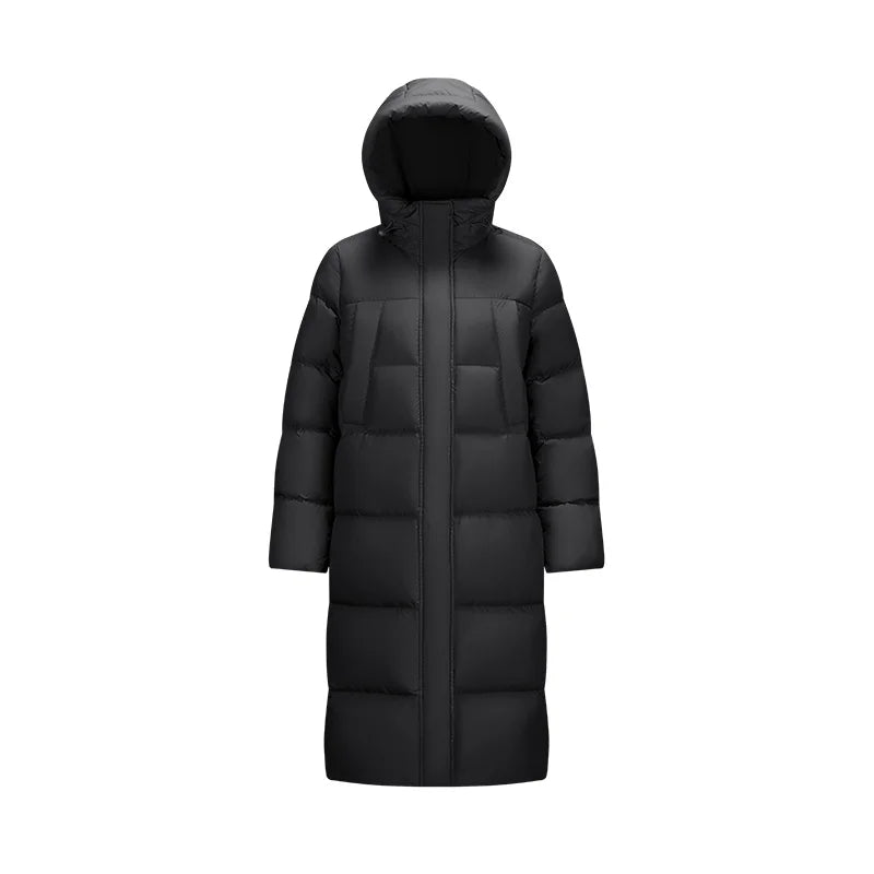 Down Jacket Women Long Length Three-Proof Versatile 2024 Updated Winter New Loose Hooded Coat Simple Down Jacket coat