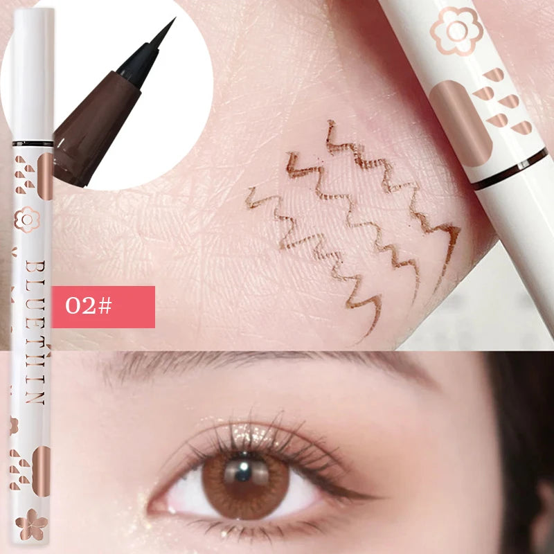 Eyeliner Lying Silkworm Pencil Undercover Draw Down To Non-Smudge Fine Natural Long-lasting Waterproof Eyes Liner Beauty Makeup eyes