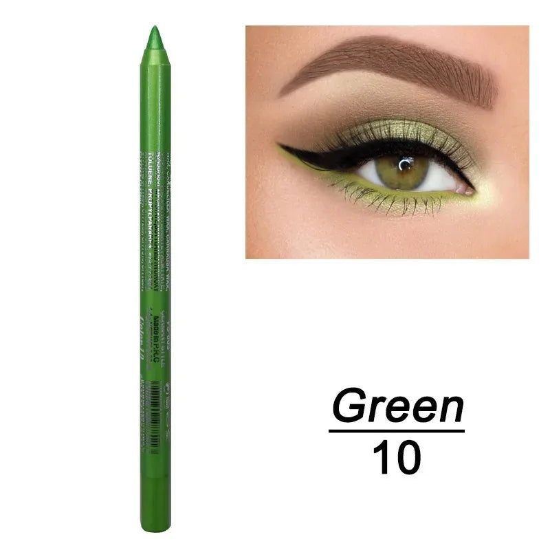 Makeup Long-lasting Not Blooming Eyeliner Pencil Waterproof Pigment Eyeshadow Eye Liner Pen Women Fashion Color Make Up Tools eyes