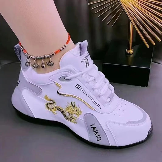 Sneakers for Women  Leather Waterproof Casual Sports Shoes Women Lightweight Breathable Non-slip Platform Shoes casual shoes