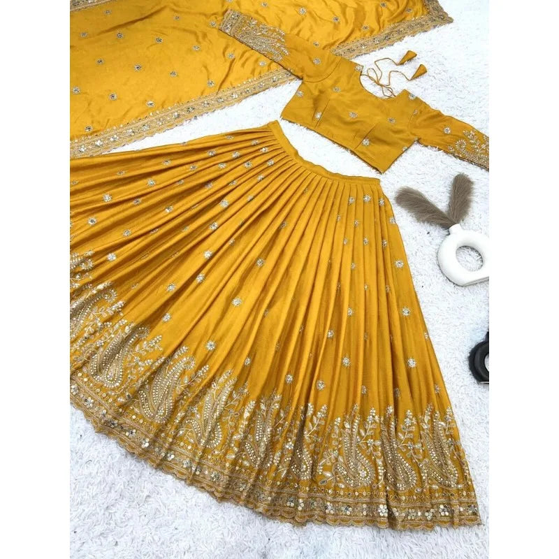 Lehenga CholI Bollywood Wedding Party in India Pakistani Wear Readymade party lehnga