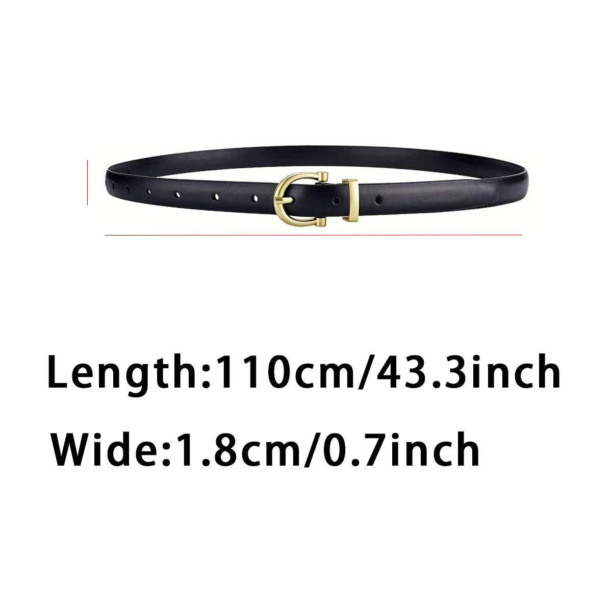 New Women's Fashionable Thin Buckle Belt, Detachable Double Side Denim Belt As A Gift For Mothers And Girlfriends belt