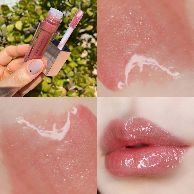 Gloss Bomb Universal Lip Luminizer 9 Colors Non-Sticky Moisturizing Lip Gloss Plumping and Long-Lasting Glitter Liquid Lipstick  lips