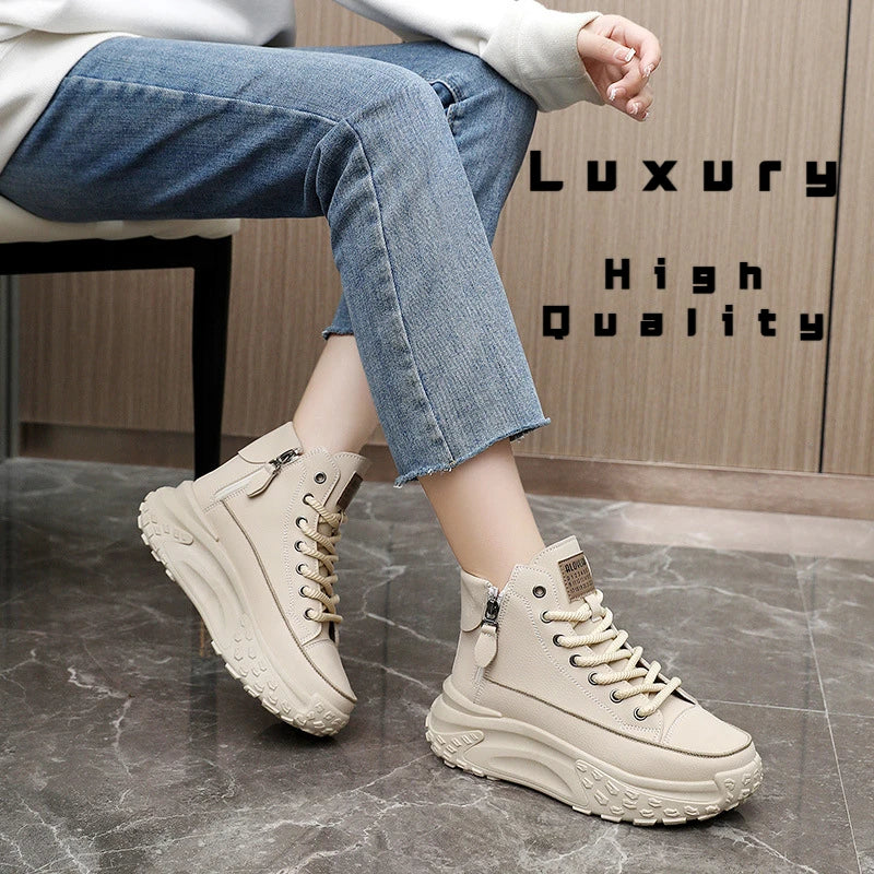 New Women Sneakers Luxury Fashion High Top Women Boots Platform Casual Shoes Outdoor Running Shoes for Women casual shoes