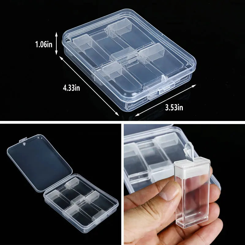 Plastic Organizer Storage Box  Container Jewelry Box with Adjustable Dividers for Beads Art DIY Crafts Jewelry Fishing Tackles jewellery box