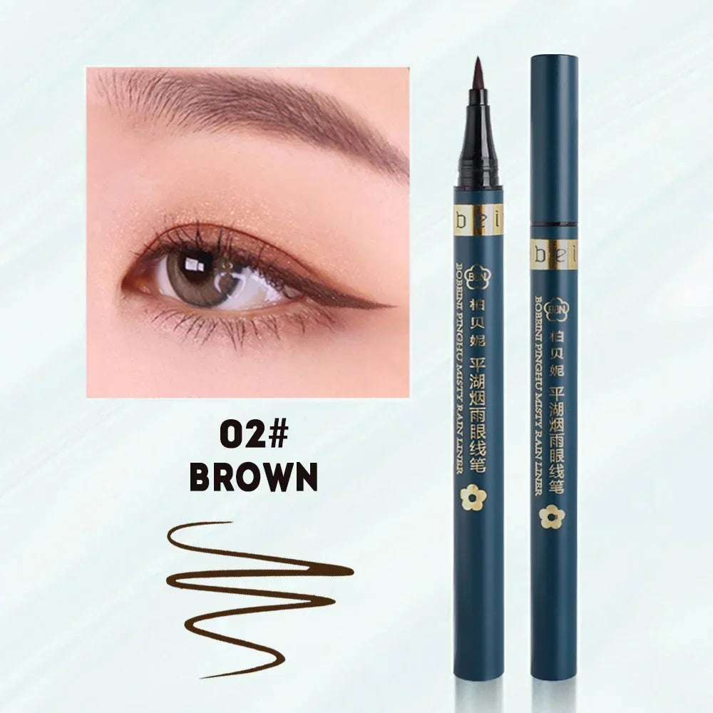 Waterproof Lasting Eyeliners Pencil Black Brown Quickily Drying Eyes Cosmetics Matte Liquid Eyeliners White Sweatproof  Make Up eyes