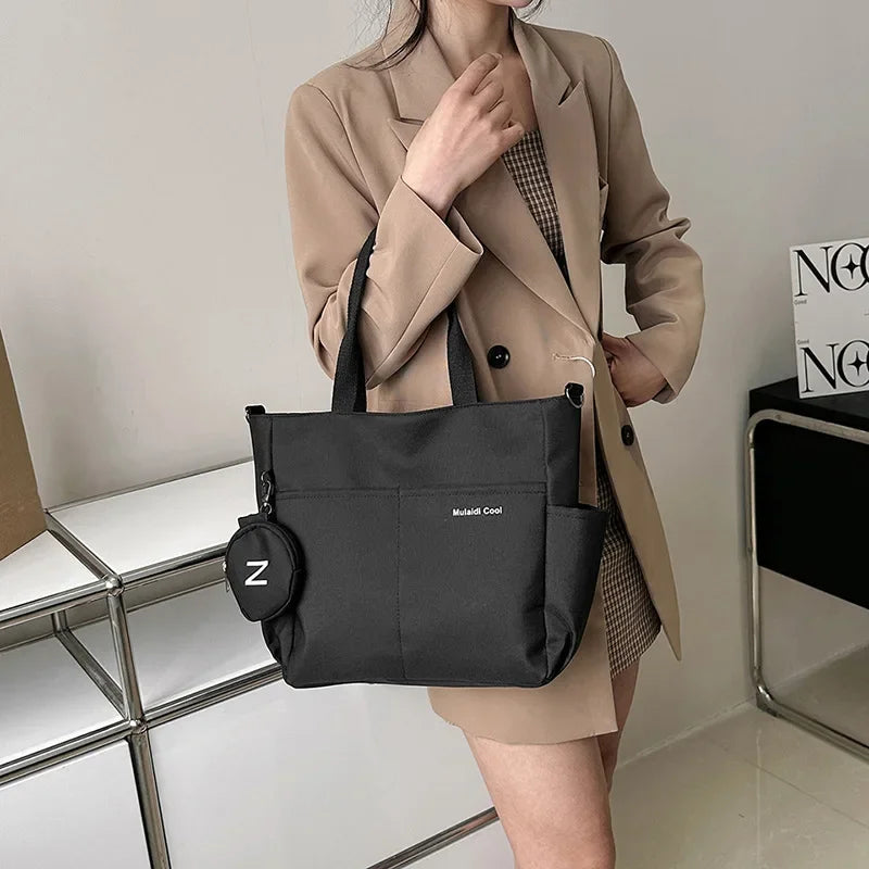 Women Shoulder Crossbody Bag Japanese Canvas Tote Messenger Bag for Student 2024 Ladies Hand Bags Female Handbag Bolsa Feminina bags