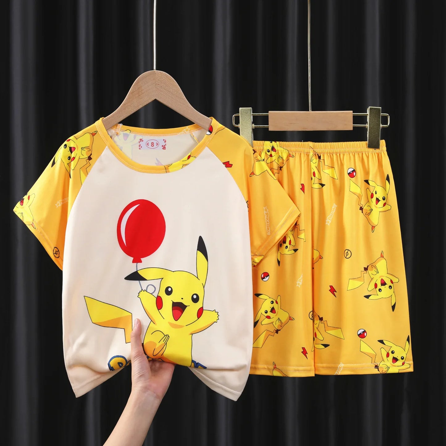 Summer Boys Thin Cartoon Short Sleeved Pajamas for Home Wear Girls Set Elementary School Air Conditioning Clothing night wear girls