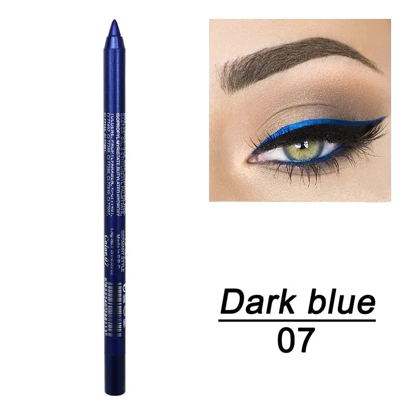 Makeup Long-lasting Not Blooming Eyeliner Pencil Waterproof Pigment Eyeshadow Eye Liner Pen Women Fashion Color Make Up Tools eyes