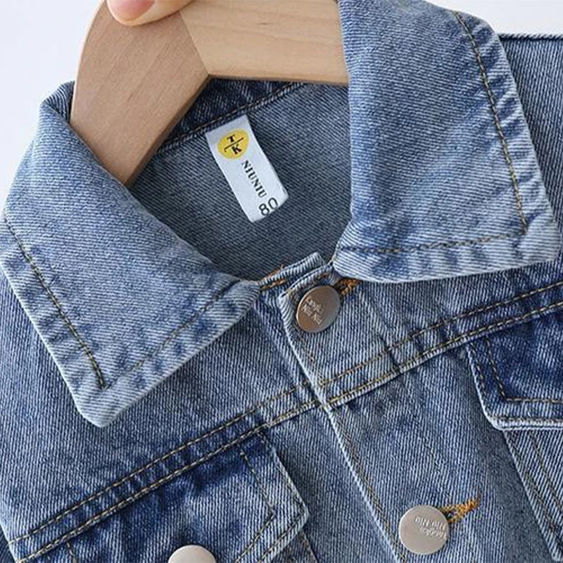 Fashion Cartoon Daisy Denim Jacket For Girls Coat Spring Autumn Children Outerwear Kids Casual Jackets Costume 2-7 Years  girls jackets and coats