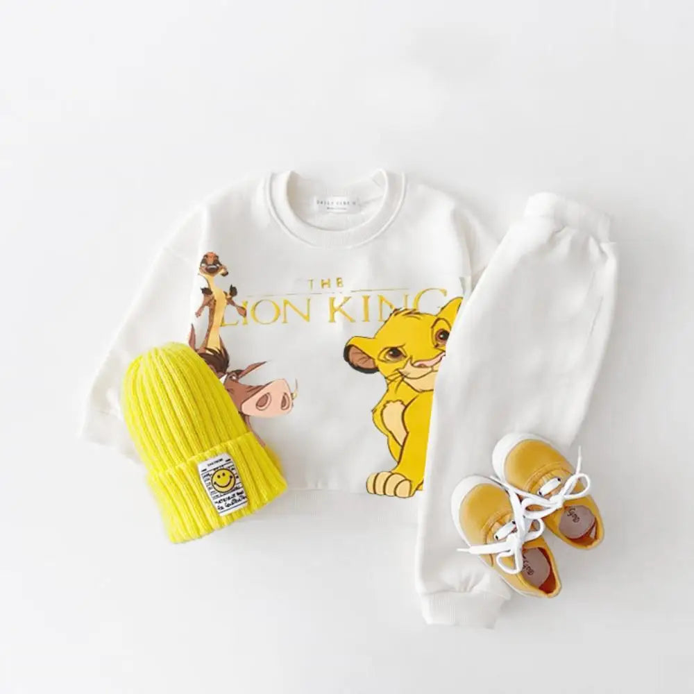 Spring Girl Princess Set Autumn Baby Boy And Toddler Cute Disney Casual Wear Children's Long Sleeved Printed Clothes boys dress