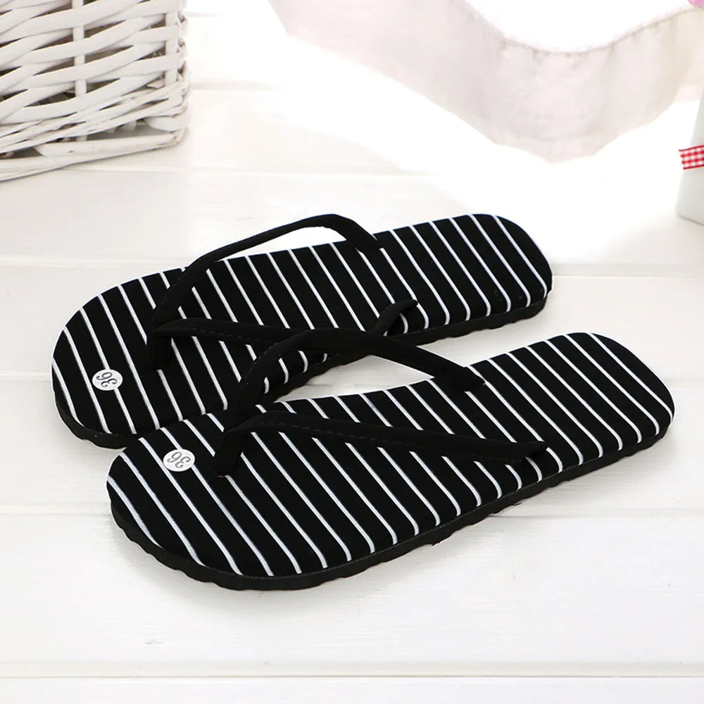 Fashion Summer Rubber Sandals Flip Flops Women Men Leopard Slippers Ladies Shoes Indoor Outdoor Flip-Flops Beach Flat Slides slipper