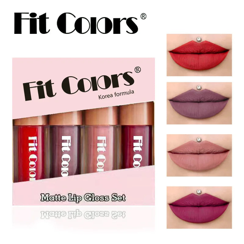 Lipsticks Set Make Up For Women Beauty Cosmetics Matte Lipsticks Waterproof Long lasting The Best Liquid Lip Tint Stain  lips