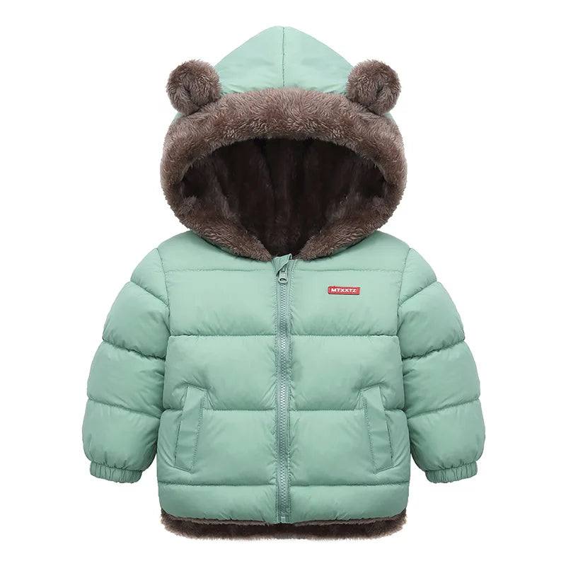 Boys Jackets Children Hooded Outerwear Girls Warm Jacket Children Clothing Baby Outerwear Fashion Kids Zipper Coat Jacket boys jackets and coats