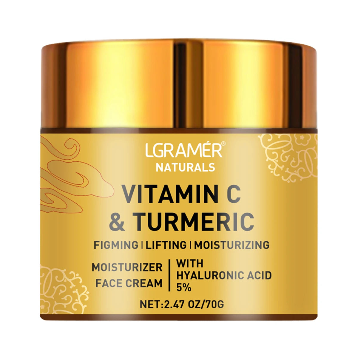 Turmeric Vitamin C Face cream Retinol Moisturizing Firming Hyaluronic Lightening Repairing Smooth Skincare Whitening Creams face care