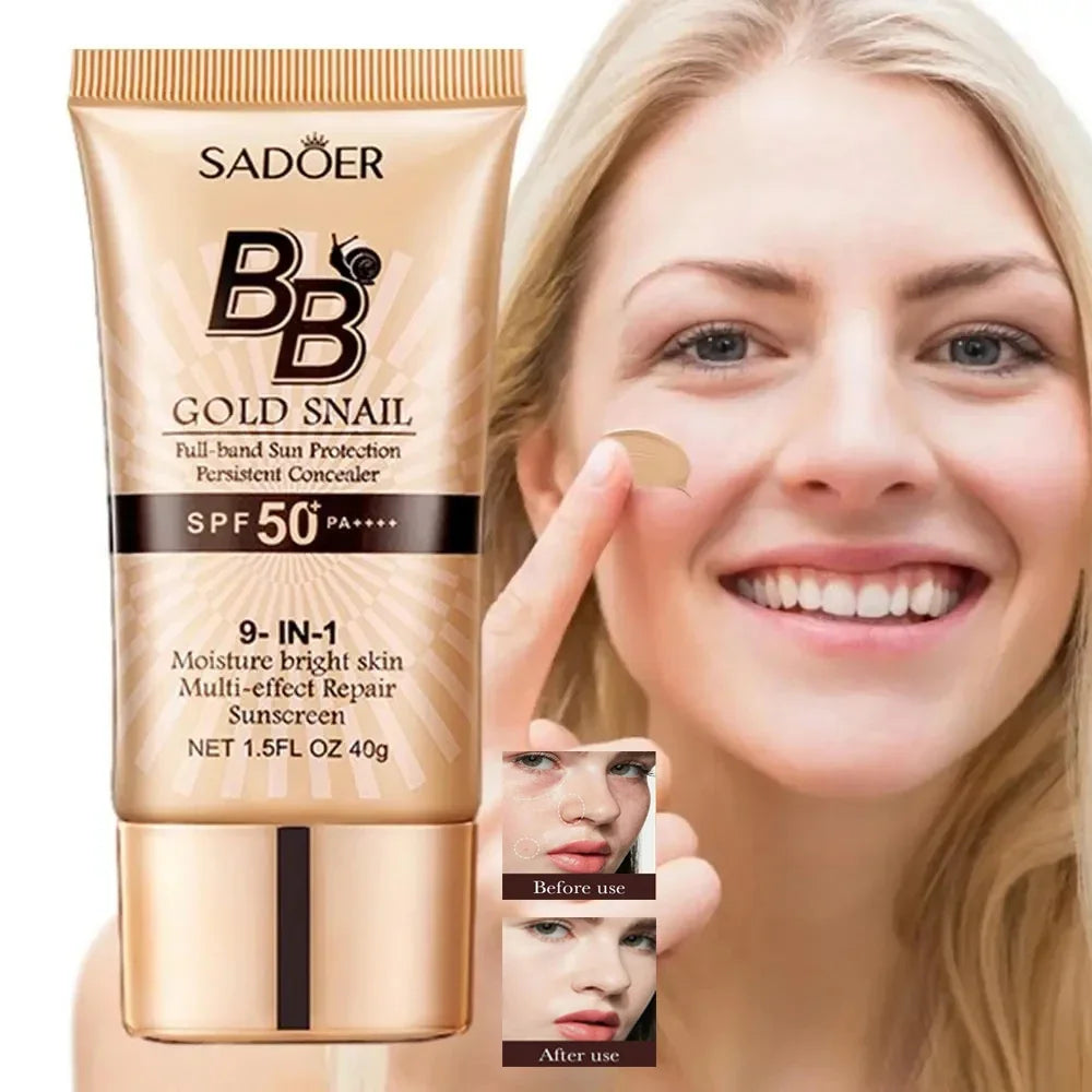 Oil-Control Matte BB Cream Liquid Foundation Waterproof Lasting Full Coverage Acne Spot Dark Circle Concealer Cream Face Makeup